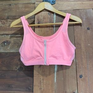 Aerie Sports Bra with Zip Front